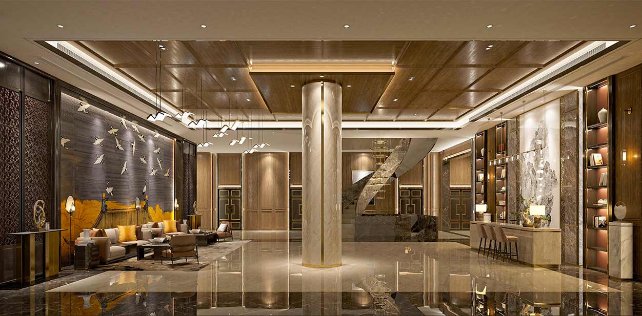 Modern Hotel Lobby